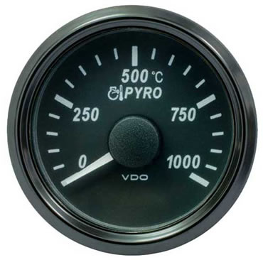 VDO SingleViu Pyrometer 1000C